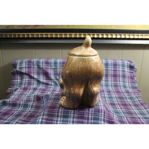 Vintage McCoy Thinking Hound Dog Cookie Jar - Picture 3 of 8